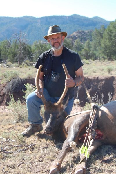 Elk taken with a 53# "Corsair" Longbow 