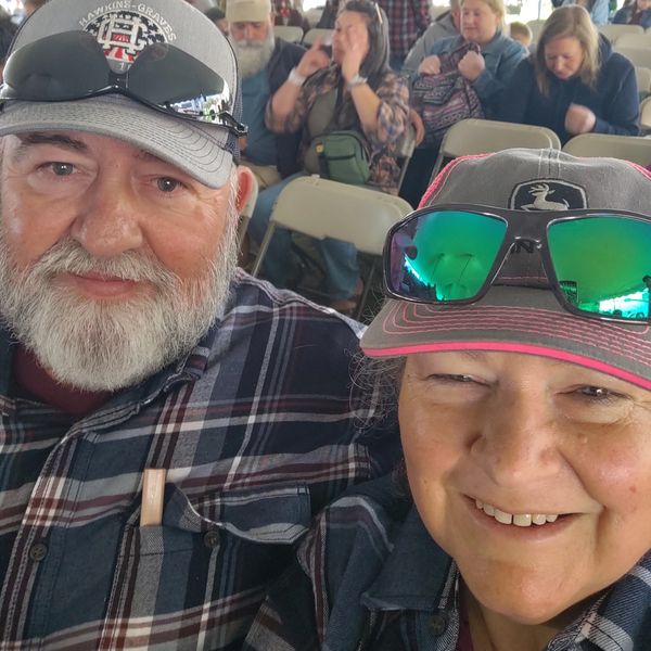 Chairman and husband at Homesteaders of America Conference, Front Royal, VA - 2023