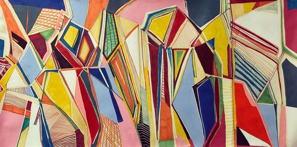 Acrylic and Ink on Paper