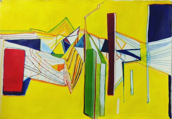 Acrylic and Ink on Paper