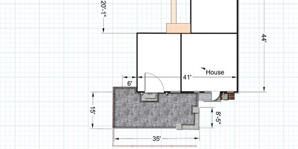 IMAGE OF A 2D LANDSCAPE DESIGN plan