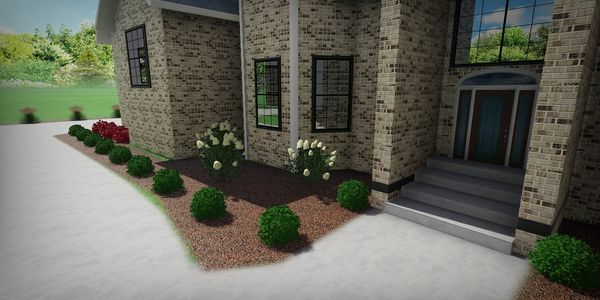 Front Landscape 3d Design