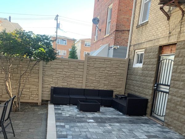 Backyard patio design