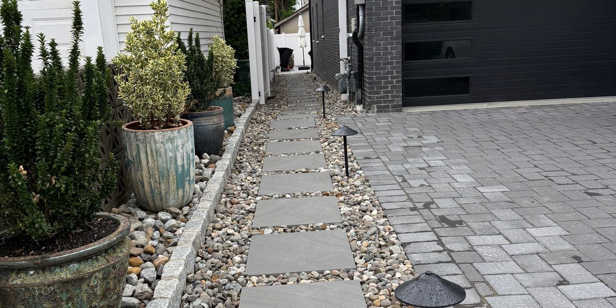 Stepping Stone Walkway Installation in NJ