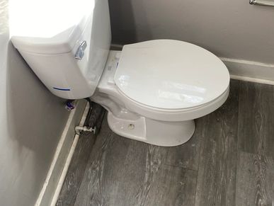 New toilet installed