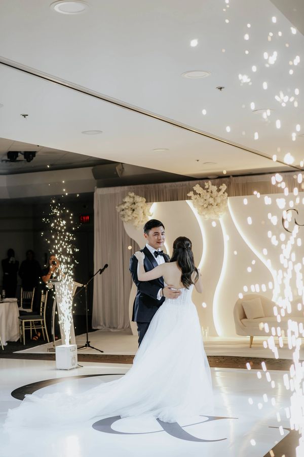 indoor fireworks cold sparklers and dry ice fog in Toronto