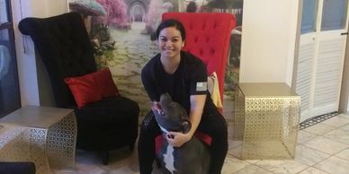 Migi with mom, Sienna