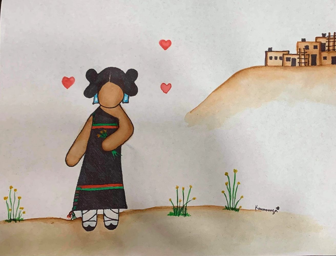 Hopi Studio’s Mana picking Hohoysi