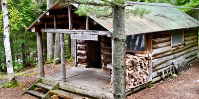 Reed Pond fishing cabin