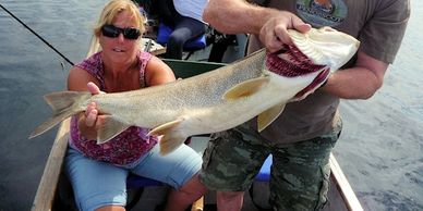 Trophy togue lake trout