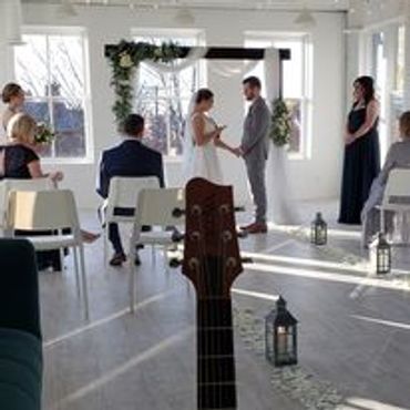 Wedding Ceremony, at Flat 51 in German Village, Columbus, Ohio 11/7/20
