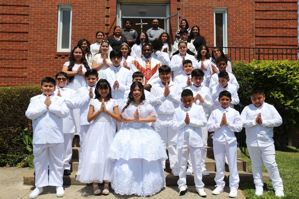St. Benedict the Moor First Holy Communion Class of 2023.