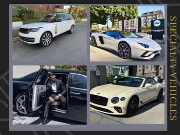 Specialty exotic and luxury vehicles