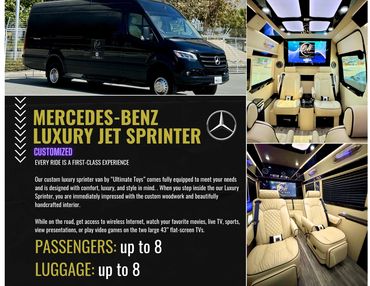 Mercedes Benz Custom Jet Style Luxury Van