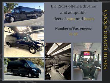 Luxury vans and buses