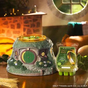 Scentsy scents of the season Lord of the rings hobbit hole warmer