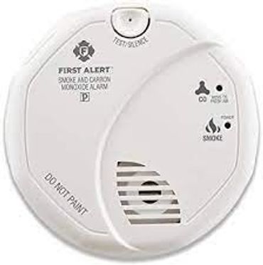 Wireless smoke alarm installation.