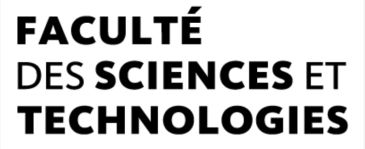 Logo de la Faculté des Sciences et Technologies.