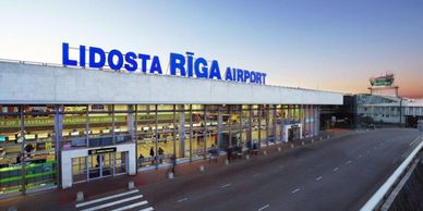 Drones in Riga International Airport