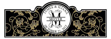 Wedding Cigar Label #3