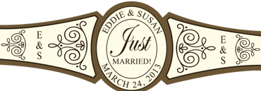 Wedding Cigar Label #1