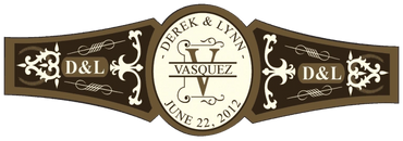 Wedding Cigar Label #2