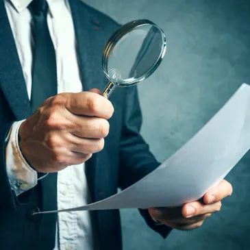 search  paperwork person