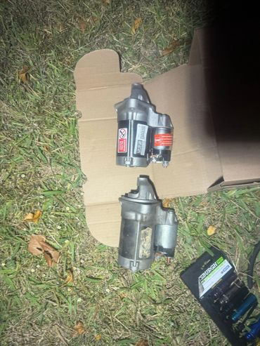 Old Vs New
Starter replacement