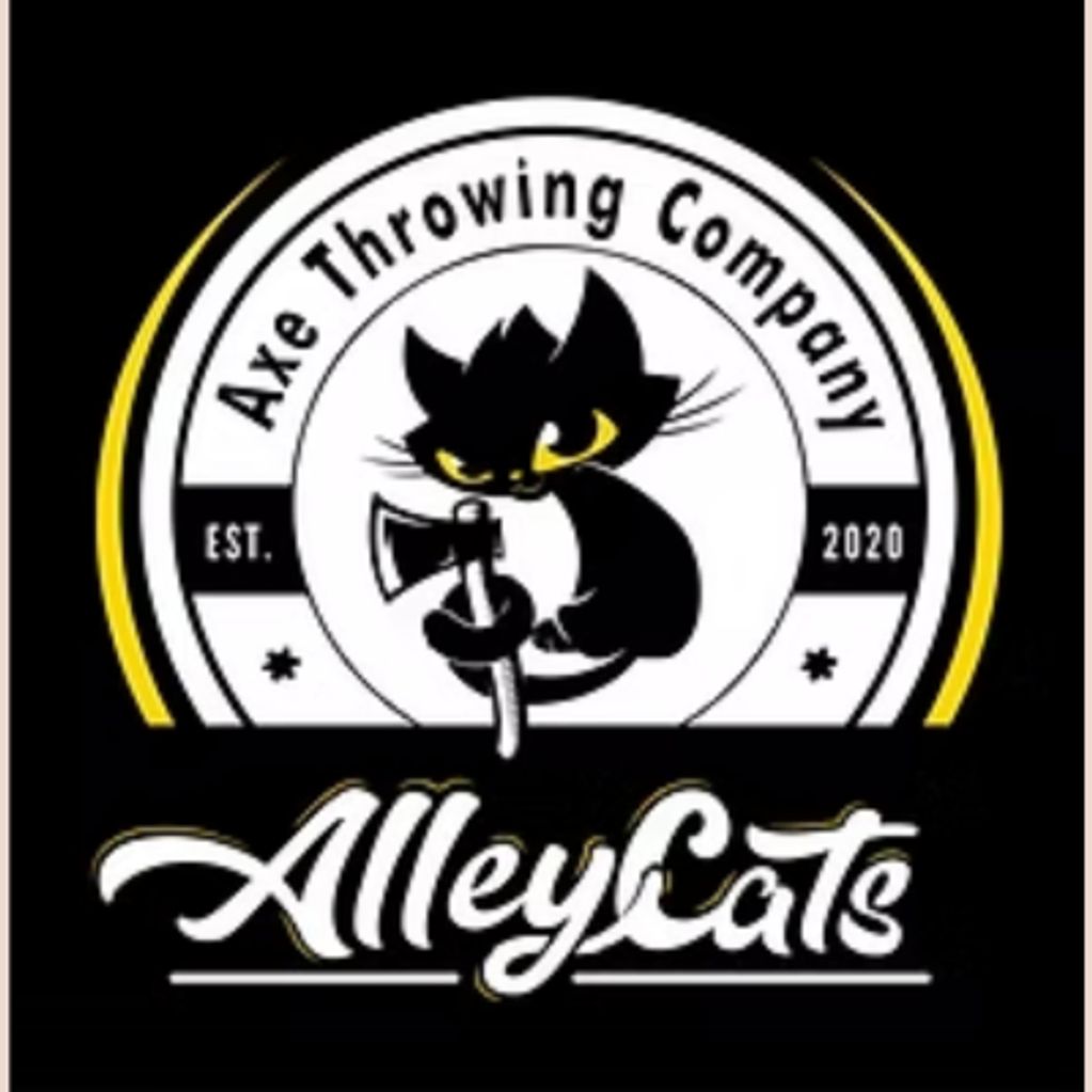 Ally Cats ax throwing logo