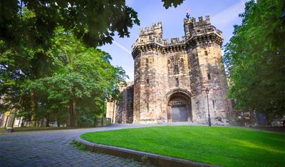 Lancaster Castle dominates the skyline of Lancashire.