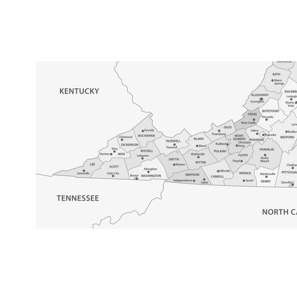 county map of southwest va