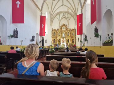 Traveling with kids: The uniquely yellow Convento de San Antonio de Padua in Izamal Mexico