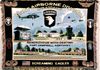 Custom designed tapestry for 101st Airborne Division Screaming Eagles, Fort Campbell, KY