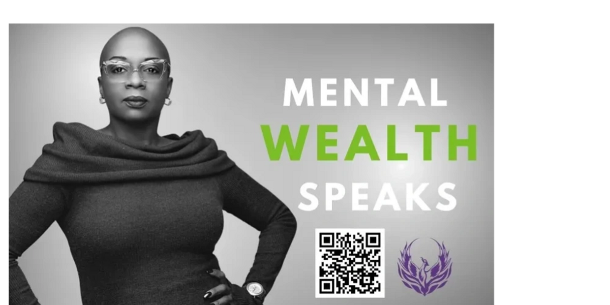 Picture of Sherry James, standing with her hands on her hips with the words MENTAL WEALTH SPEAKS