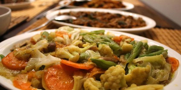 Sri Lankan Food in De Novo, a small luxury Hotel in Colombo