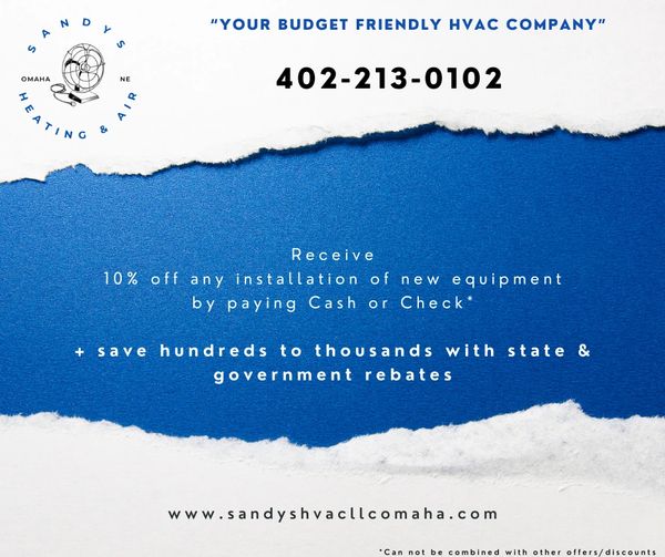 Get HVAC replacement discounts in Omaha. Save on expert installation and efficient system upgrades.