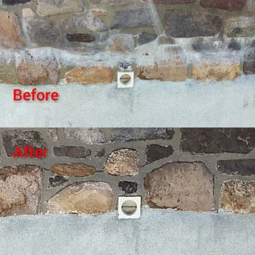 Calcium Removal from stone wall in pool