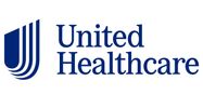 United Healthcare logo in blue with a stylized U symbol.