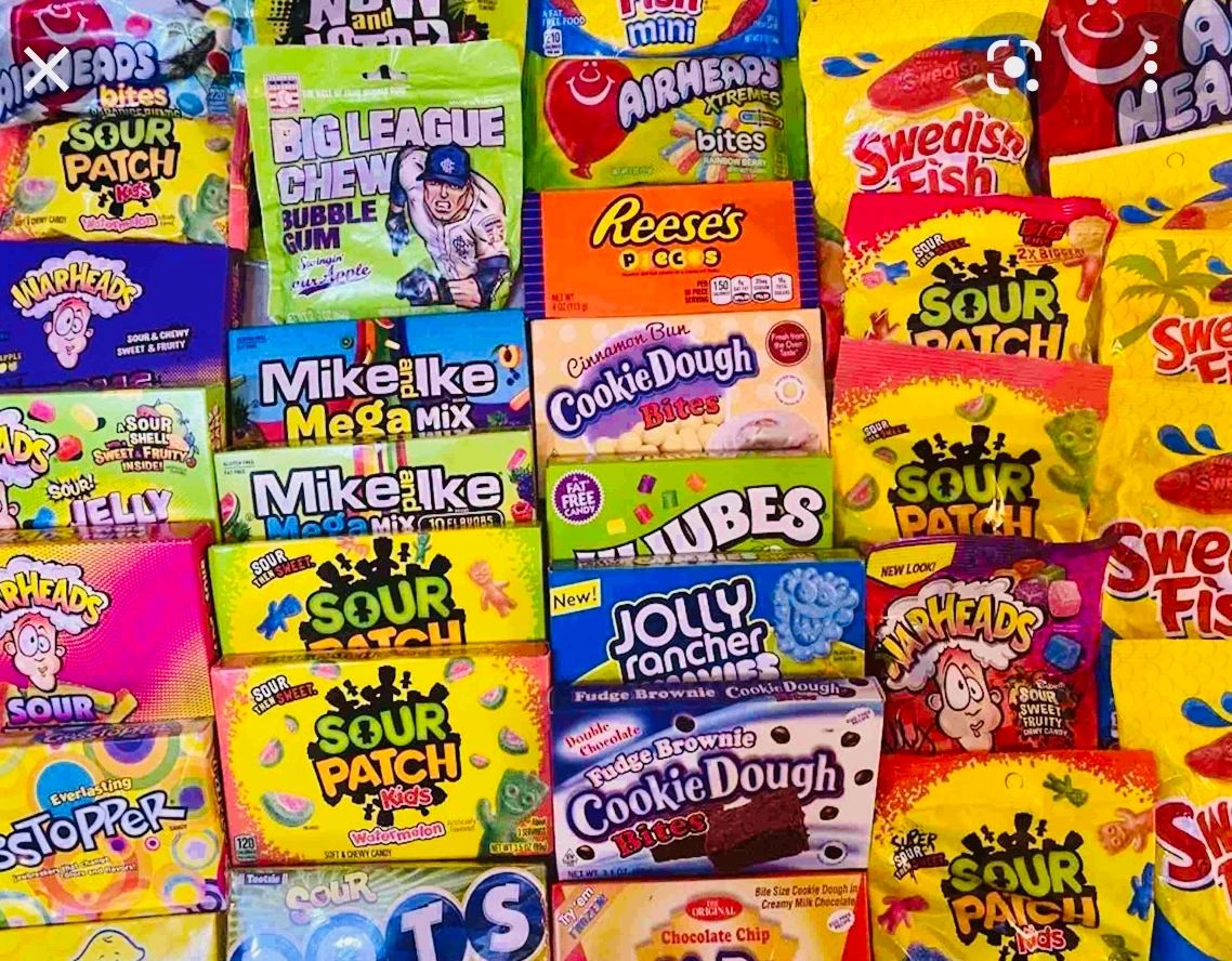 We are a small family run business who specialise in personalised American sweet hampers at a very c