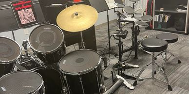 acoustic drumset and electric drumset