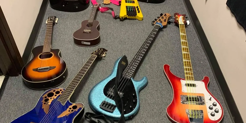 Guitars and basses