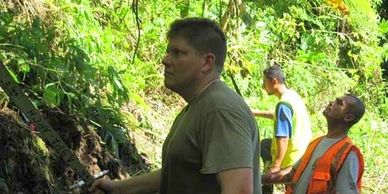 Dr. Joel Klenck: Survey of Fangamalo, prior to archaeology and historic preservation activities.