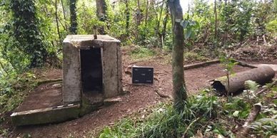 Dr. Joel Klenck: Feature 008 at Site AS-25-89A at Blunts Point, Tutuila Island, American Samoa.