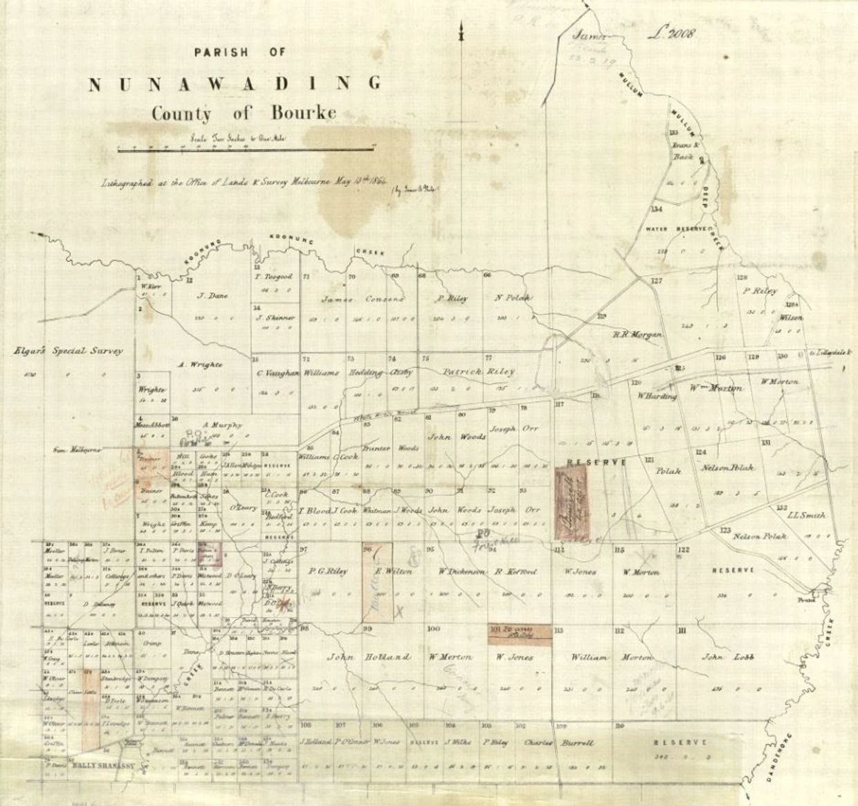 Nunawading whitehorse 1864 subdivision 
