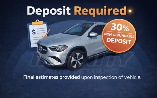 Deposit required