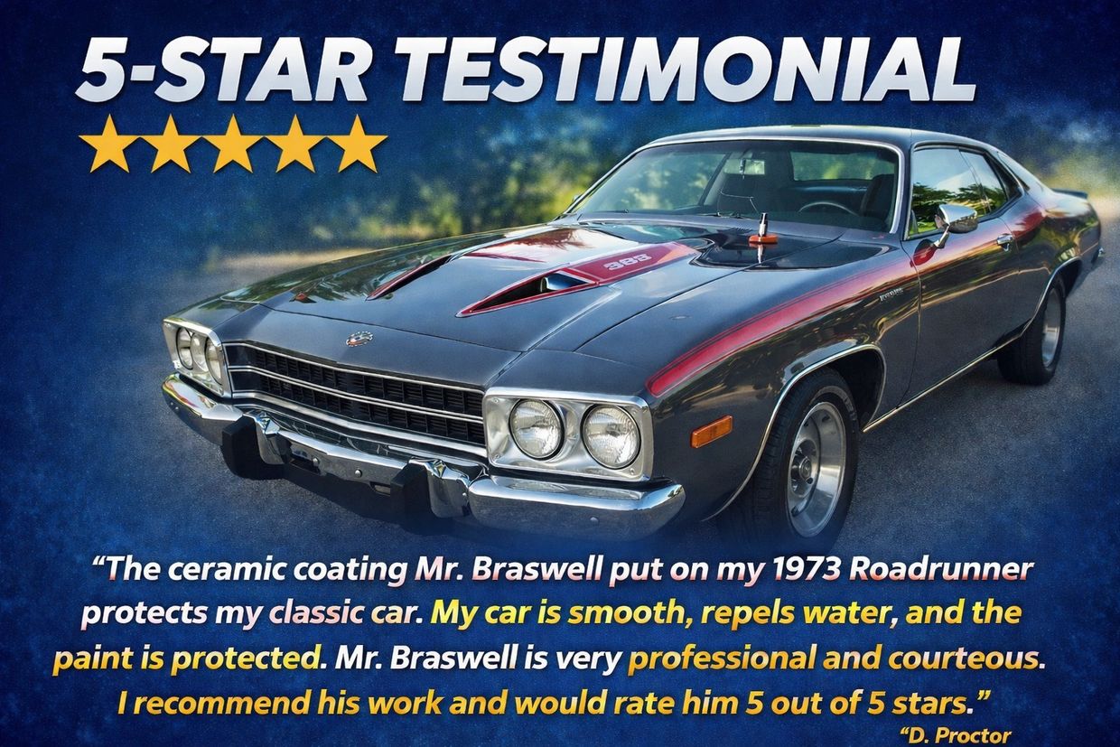 Ceramic Coating Testimonial