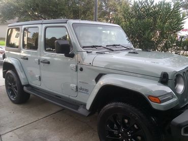 Fully detailed Jeep
