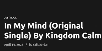 Saiid Zeidan Review - In My Mind