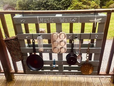 Photo of the music wall