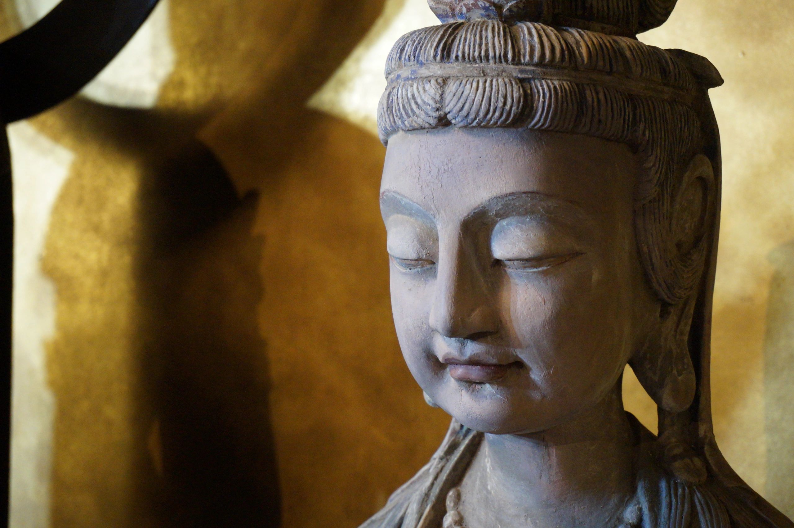 Buddhist Kannon statue in Nara, Japan